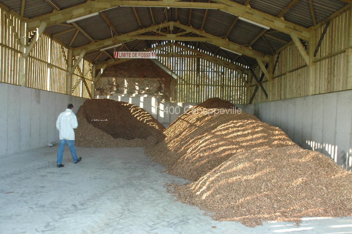 Silo de stockage de bois déchiqueté